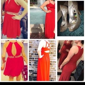 Prom dresses & heels